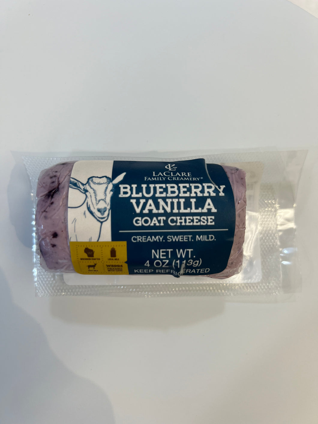 Blueberry Vanilla Goat Cheese