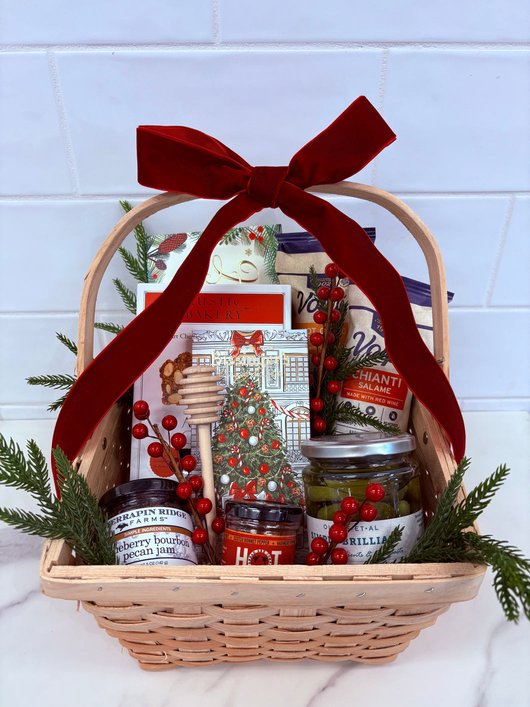 Holiday Charcuterie Gift Basket